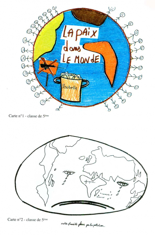 Cartes n° 1 et 2 (classe de 5ème)