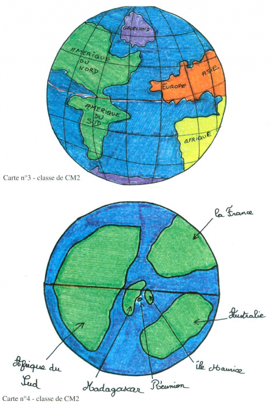 Cartes n° 3 et 4 (classe de CM2)